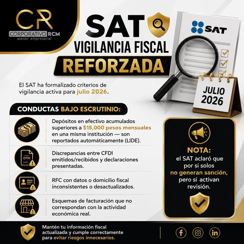 SAT — Vigilancia Fiscal Reforzada
